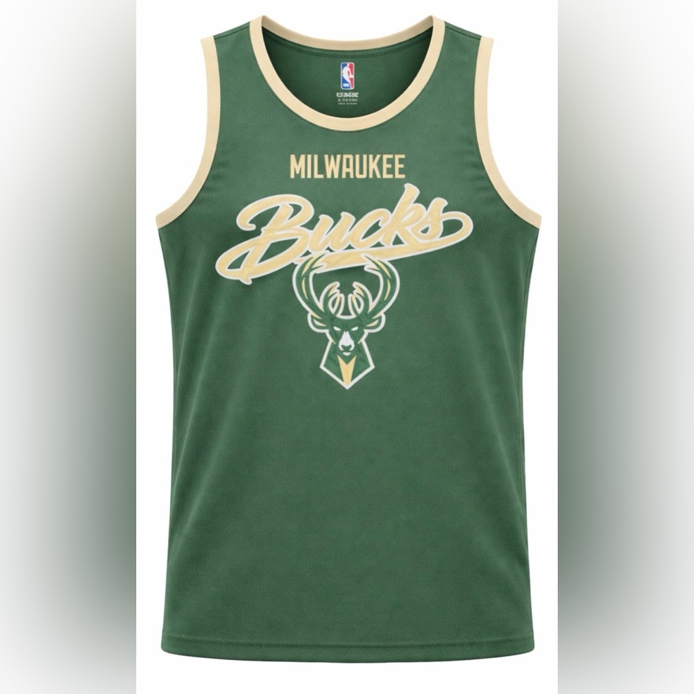 Vintage Y2K UNK Milwaukee Bucks NBA Jersey Tank Top Size XL